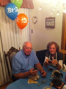 Grandma and Grandpa (married 62 years!)